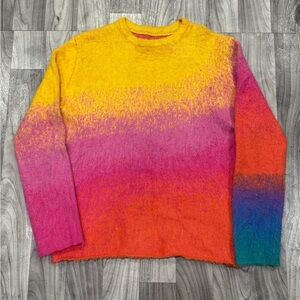 Multicolor Gradient Sweater for Men